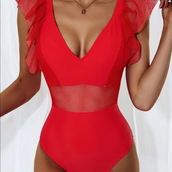 Other - NWOT Red Bathing-suit
